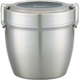 スケーター(Skater) 抗菌 保温 丼ぶりステンレス弁当箱 800ml シルバー STLBD8AG-A