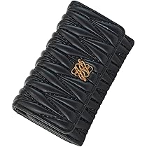 Amazon.co.jp: [アルトローズ] ブラック 三つ折り財布 レディース 3