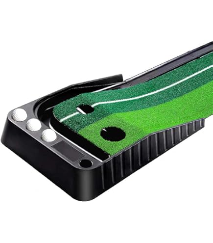 Amazon.co.jp: Enhong ゴルフ練習用パターマット ゴルフパター