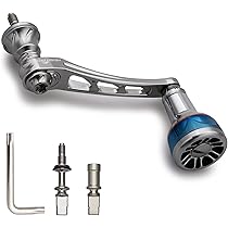 高品質・軽量SHIMANO用スピニングリールアルミハンドル パワーハンドルノブ アルミ ハンドルノブ 1個 For Shimano & Daiwa シマノ ダイワ
