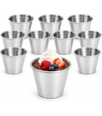 Amazon｜ステンレス製 プリンカップ EBM18-8 No1 65ml 内径5cm 6513000