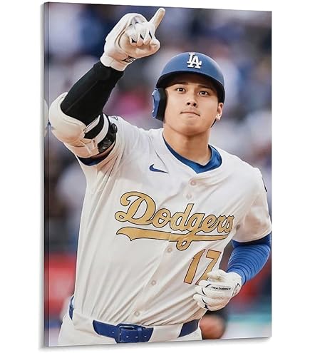 Amazon.co.jp: 大谷翔平 キャンバスポスター グッズ 番號16 野球應援