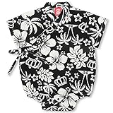 BABYDOLL（ベビードール） ハイビスカス柄甚平ロンパース じんべい-ベビー -0397B F(70-80) ブラック