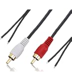 Amazon | F-Factory スピーカーケーブル 3.5mm ミニプラグ－先バラ 5m