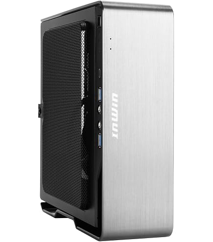 Amazon | IN WIN MicroATX Mini-ITX スーパー スリムタワーPCケース 黒