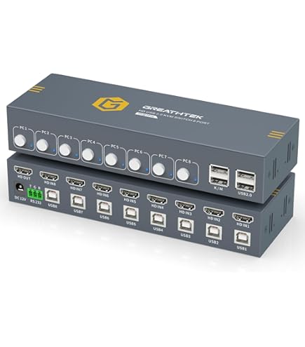 ATEN 4-Port USB KVM CS-1734A PC切替器 4ポート PS/2-USB VGA/オーディオ KVMP™スイッチ - CS1734A