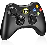 [2021最新版]Xbox 360 ワイヤレス コントローラー PC コントローラー 無線 ゲームパッド ケーブル Microsoft Xbox＆Slim 360 PC Windows PC Win7/8/10 人体工学 二重振動 ゲームコントローラ