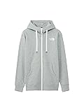 [ザノースフェイス] パーカー スウェット リアビューフルジップフーディ メンズ オーガニックコットン 【FW24】ミックスグレー S