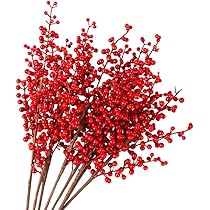 クリスマス ミニ人工松ぼっくり レッドベリー 人工松ピック 飾り 造花 Amazon｜EchoDone 10個入り 小さな人工松ピック 松ぼっくり