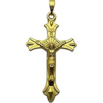 イエス・キリスト 十字架ペンダント クロス K18 ゴールド 18金 キリスト クロス 40mm×27mm 十字架 ゴールド ペンダント