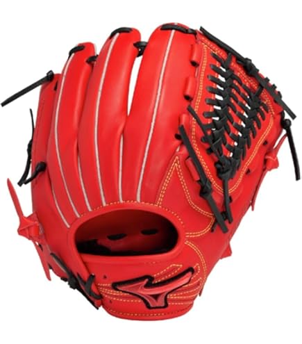 ミズノ 赤 レザー 野球グローブ 3400-0415-co2.jpg