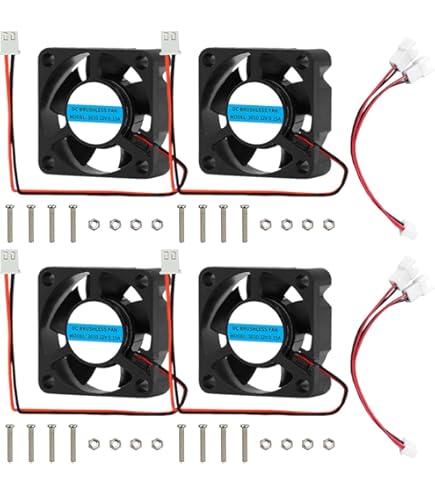 Amazon.co.jp: 2006マイクロ小型5V DC冷却ファン 20mm 6mm 2ピン ミニ