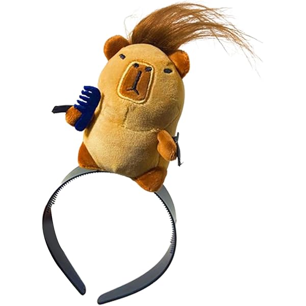 Amazon.co.jp: カピバラのヘアクリップ、ぬいぐるみのヘアクリップ
