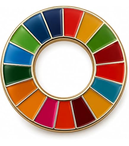 Amazon | 【国連本部公式最新仕様/インボイス制度対応】SDGs バッジ 