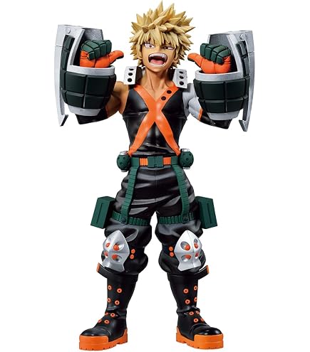 Banpresto My Hero Academia - Figura Katsuki Bakugo Ver.2 (B) - 12 Cm, Collezione Ufficiale Bandai Spirits