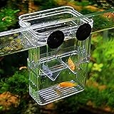 ETGtek(TM) 水槽インキュベーター水族館アクセサリーをぶら下げの1pcs多機能魚の繁殖隔離ボックス