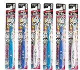 エビス 歯ブラシ アイムドラえもんハブラシ 3~6才 6本組(色おまかせ)