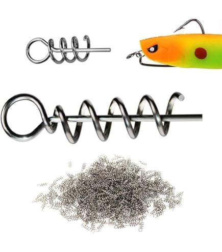 Amazon | Kingsie 釣りルアーピン 90個セット 1.5cm スクリューピン