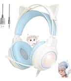 Amazon.co.jp: ヘッドホン 猫耳ヘッドホン ゲーミングヘッドセット