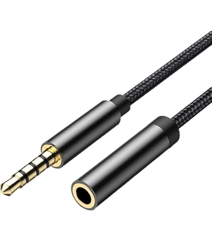 Amazon | Access ＜ 100cm＞ イヤホン 延長コード 3.5mm 4極 ステレオ