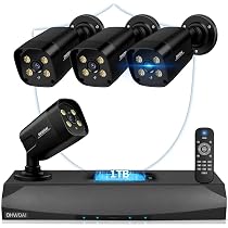 Amazon.co.jp: OHWOAI 4台セット PoE防犯カメラ 屋外用 4K 800万画素
