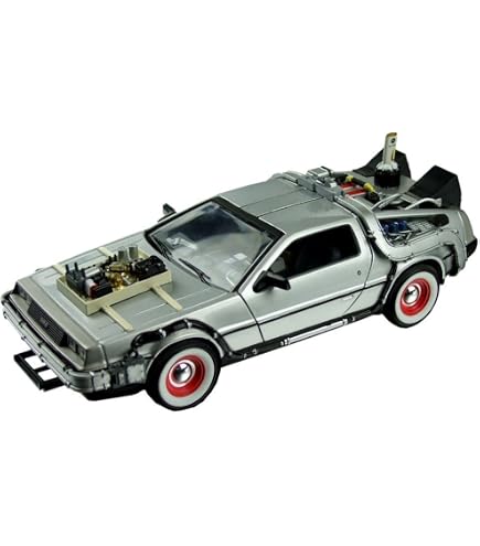 Amazon | WELLY 1/24 デロリアン DMC-12 (BACK TO THE FUTURE I) 完成