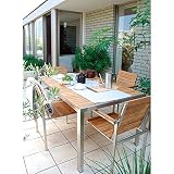 ライズ ダイニングテーブルとチェアーのセット[4人がけ] ノーブランド品