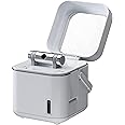 ツインバード 燕三条 フェイススチーマー 美顔器 イオン化スチーム コンパクト ミラー付 水道水OK 毛穴ケア ノズル調節可能 角質層まで浸透【メーカー保証1年】ホワイト SH-2786W