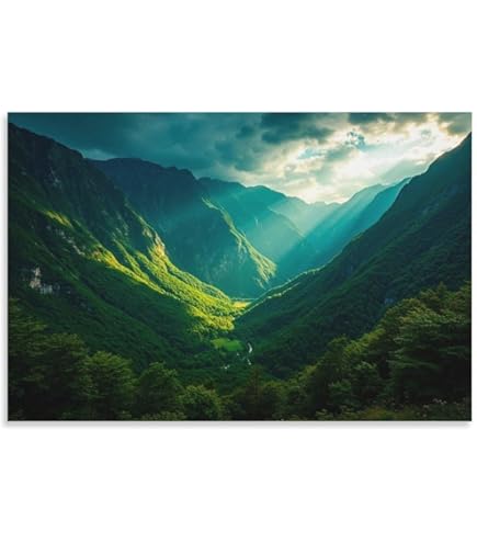 絵画 アートポスター 複製画 風景画 自然界 田園風景のアートポスター:rural_landscape_037f 通販