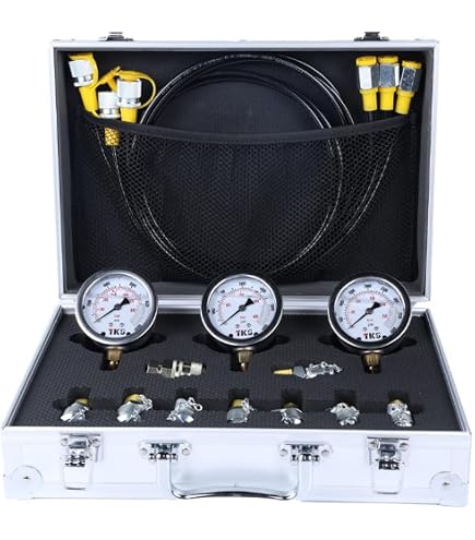 VRC圧力計測器セット Amazon.co.jp: ZEYUAN 油圧圧力計キット ショベル油圧測定装置 9
