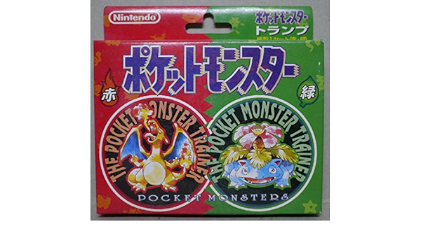 ポケットモンスター トランプ 紙製1セット 赤 緑 本 通販 Amazon