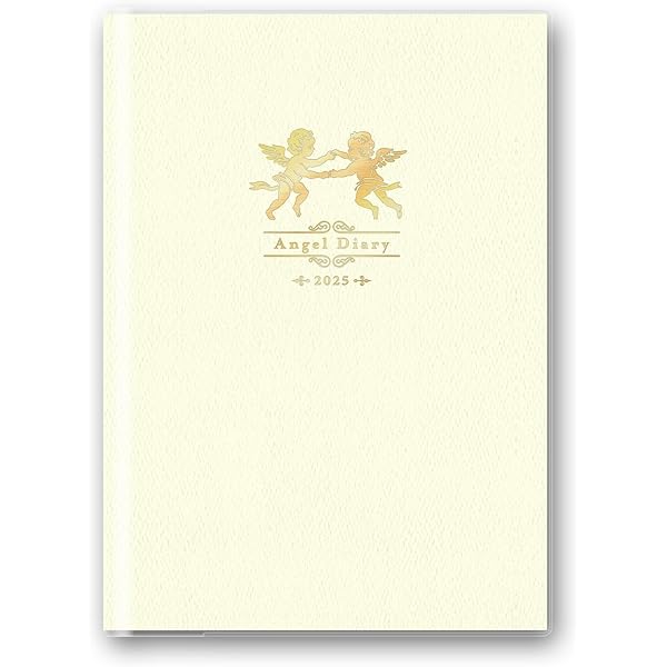 エンジェルダイアリー 2025 (エンジェル／アイボリー) 手帳 日記 B6