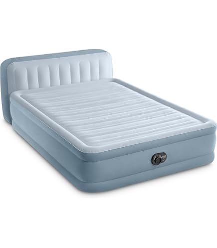 Amazon.co.jp: Intex Queen Ultra Plush Dura Beam Deluxe Airbed with