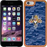 Coveroo Apple iPhone 6 / 6sウッドThinshield Case with NHLフロリダ州パンサーズ、カラーデザイン ブラウン 815-7372-WD-FBC