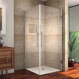 Aston sen989 – 34-ss-10 Vanora 34 " x 34 " x 72 "に"フレームレス正方形シャワー 34" x 34" x 72" SEN989-34-SS-10 1