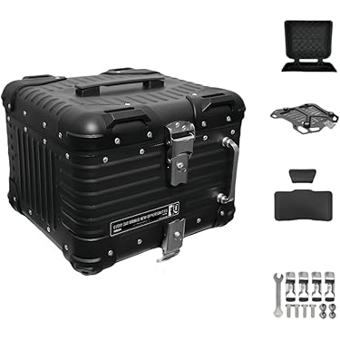 後部荷物ラック オートバイ 荷台 オートバイトランクサイドラゲッジケースパニエフレームリアトップボックスヘルメットトップケースCRF