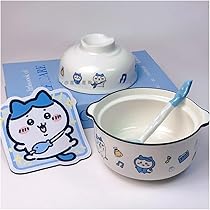 ちいかわ　ハチワレ食器いろいろセット　茶碗　汁椀　皿　ボウル　プレート ちいかわ 汁椀茶碗セット（ハチワレ） | ちいかわマーケット