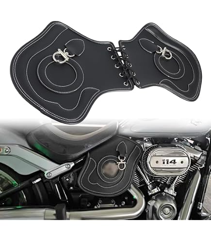 Amazon | PSLER バイク汎用 レザー サドルシールド ヒート