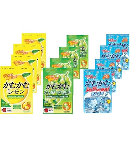 Amazon | かむかむレモン ボトル3種アソート×各1個入(レモン・シャイン