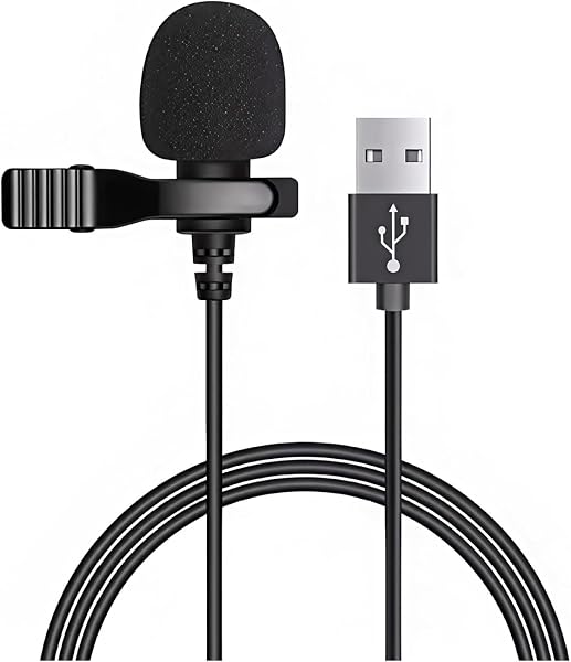 Solxion USB ピンマイク 小型全方向性マイクロフォン 高感度 防風 録音・会議・カラオケ・インタビュー・VLOG・ゲーム実況対応 在宅勤務 会議用 - 1