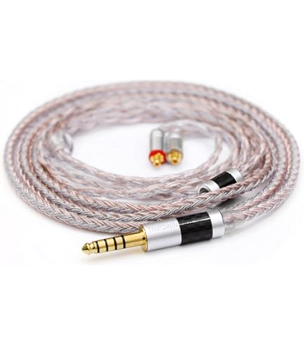 Amazon | NICEHCK LitzPS 4n純銀 イヤホンケーブル 0.78 2Pin 2.5mm