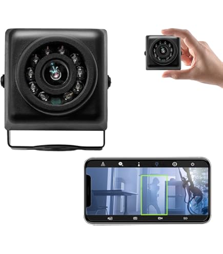 Amazon.co.jp: KPACOT 小型カメラ 隠しカメラ 5MP 監視カメラ AI