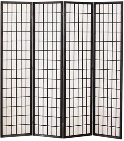 Amazon｜完成品 天然木の和風衝立 4連タイプ 高さ150cm 間仕切り