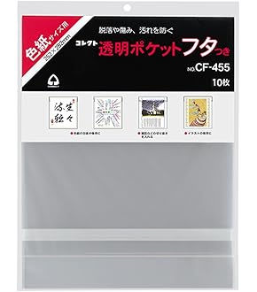 Amazon | 呉竹 ファイル 色紙ファイル KN20 | クリアホルダー