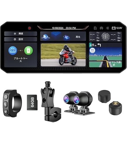 Amazon.co.jp: OKYES MT02 【最新進化・TPMS機能・CarPlay/Android