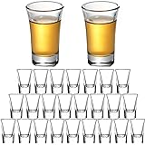 ショットグラス 24個-30ml クリアシミニショットグラス ヘビーベースのウイスキーグラスセット ミニ テキーラグラス (24) クリアシミニショットグラス ヘビーベースの30mlウイスキーグラスセット ミニ テキーラグラス (24)