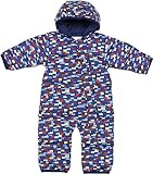 (コロンビア) Columbia フード付き ロンパース SN0219 (70cm(6/12), 472：Collegiate Navy Blocks)