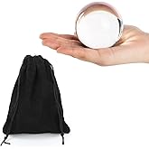 アクリルコンタクトジャグリングボール スモール 透明 練習用 ジャグリングボール ボールバッグ付き マジック初心者向け 小さな手 コスプレ 7cm/2.76インチ