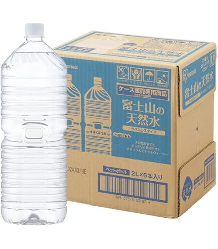 Amazon.co.jp: 伊藤園 磨かれて、澄みきった日本の水 2L×6本 : 食品