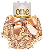Goldenブルマと「One」最初誕生日ベビーガールズ帽子バンドルパーティーケーキSmash